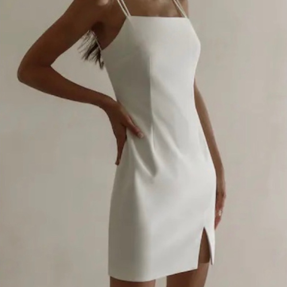 Cross Back Mini Dress